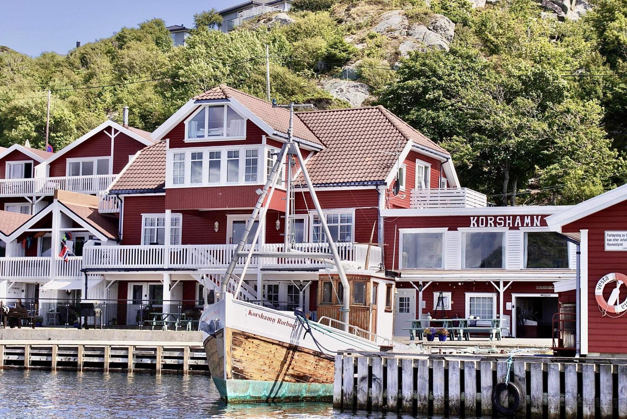 Korshamn Rorbuer Lyngdal Exterior foto