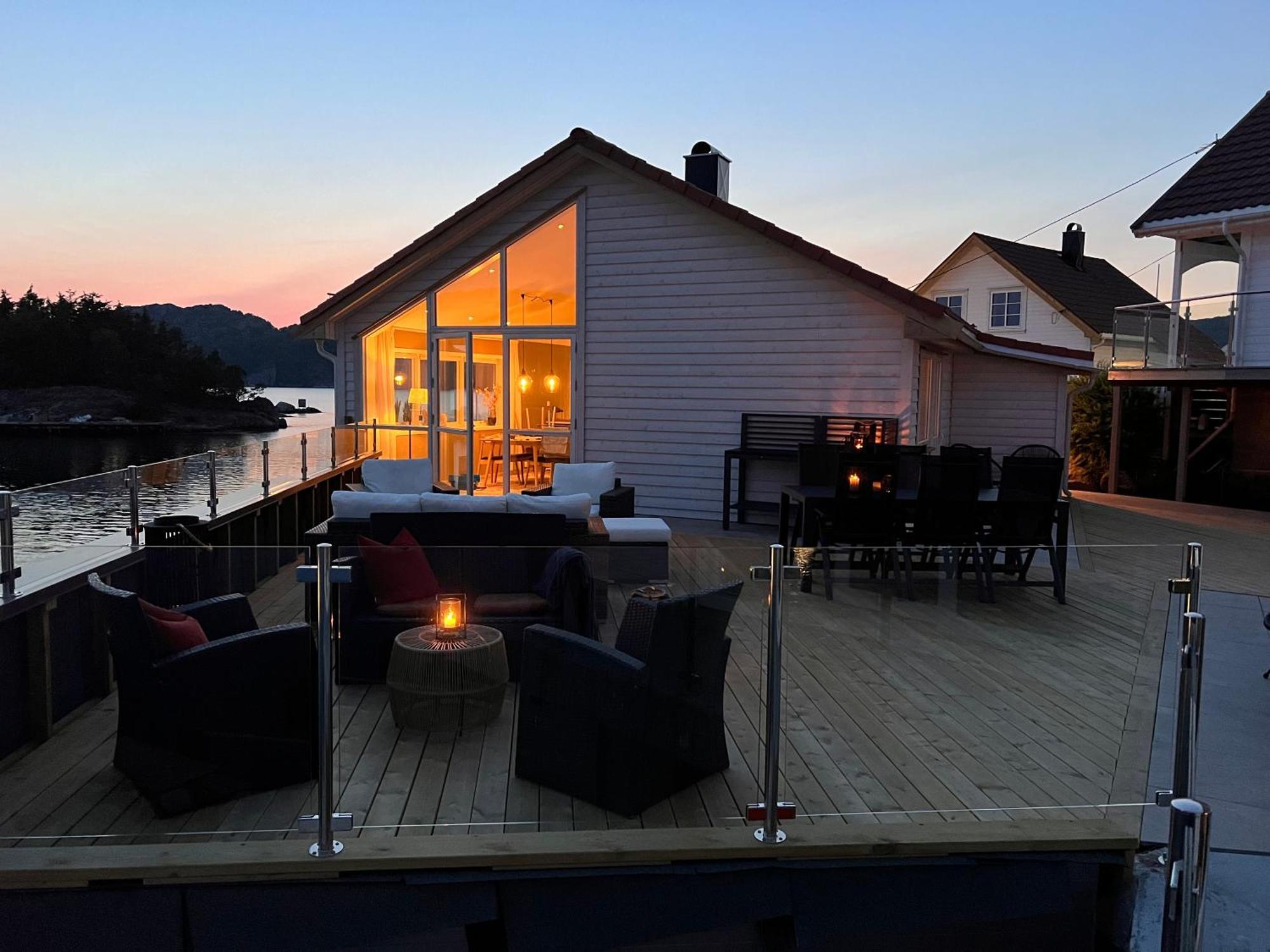 Korshamn Rorbuer Lyngdal Exterior foto